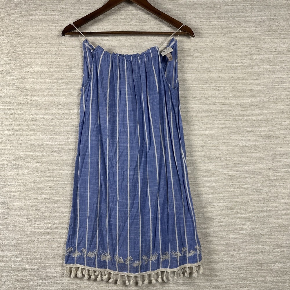 Knox Rose XS Beachy Tropical Pool Resort Cover Up Coastal Nautical Fringe Boat